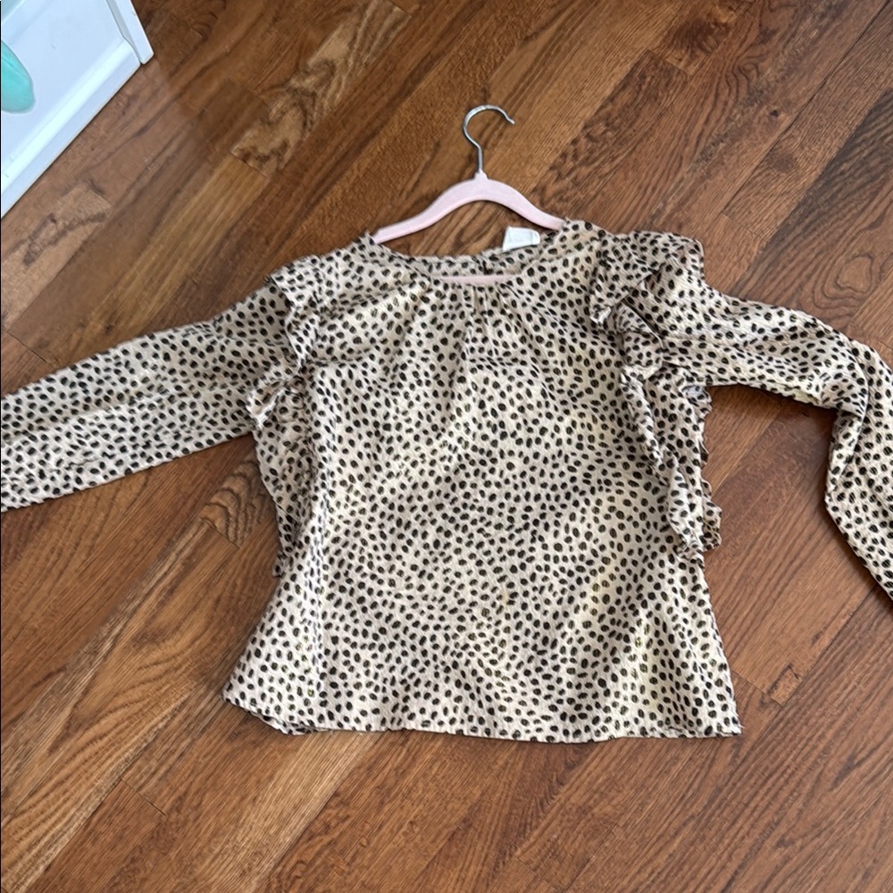 Leopard Print Kids Top